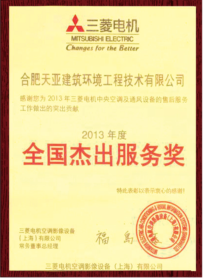 全國杰出服務獎